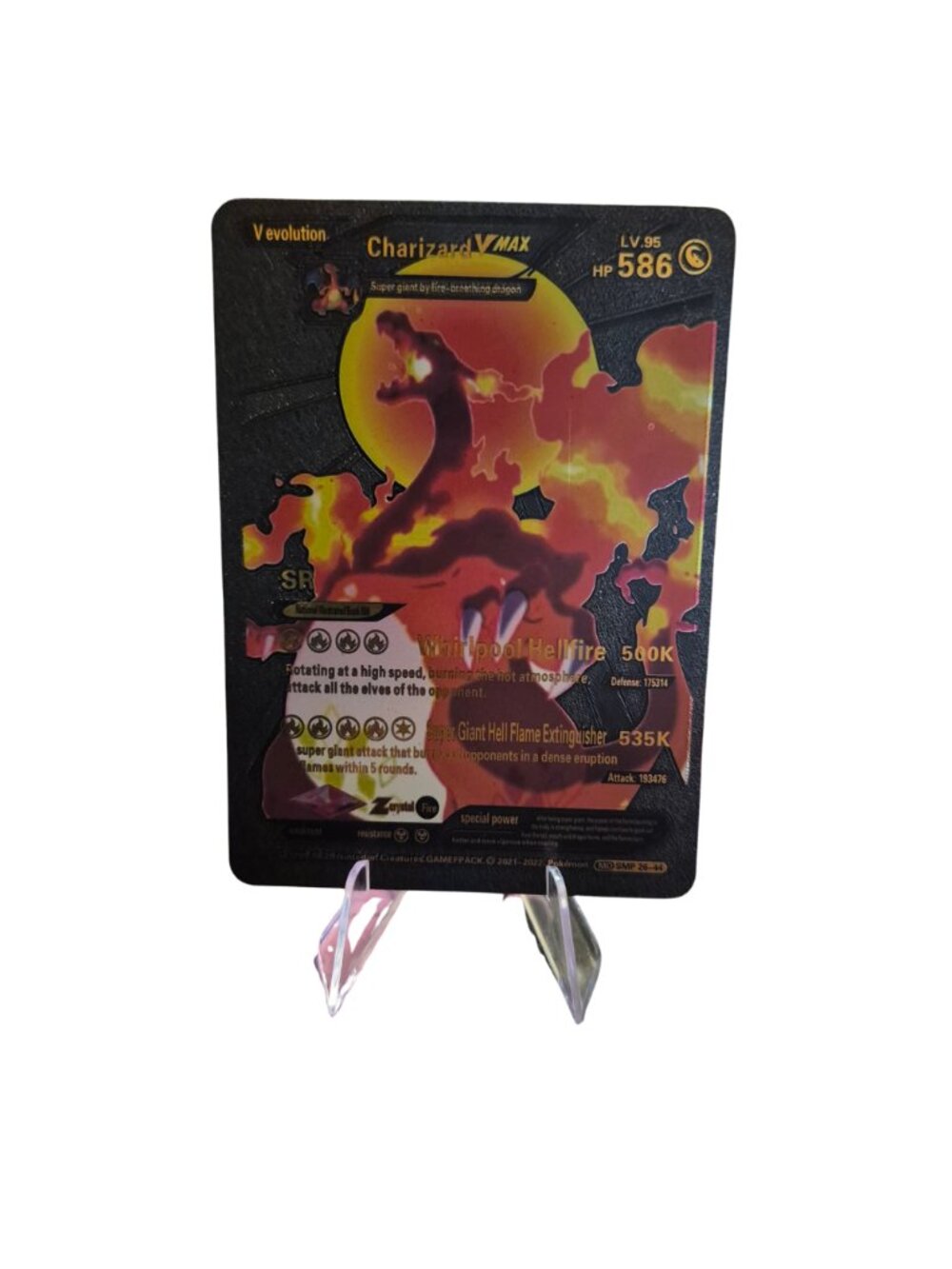 Charizard VMAX Black  Card New